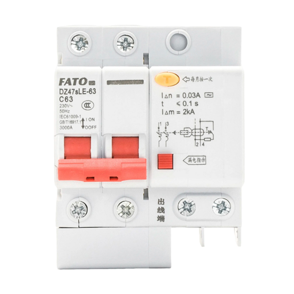 DZ47SLE-63 RCCB ELCB résiduel résiduel Circuit Breaker